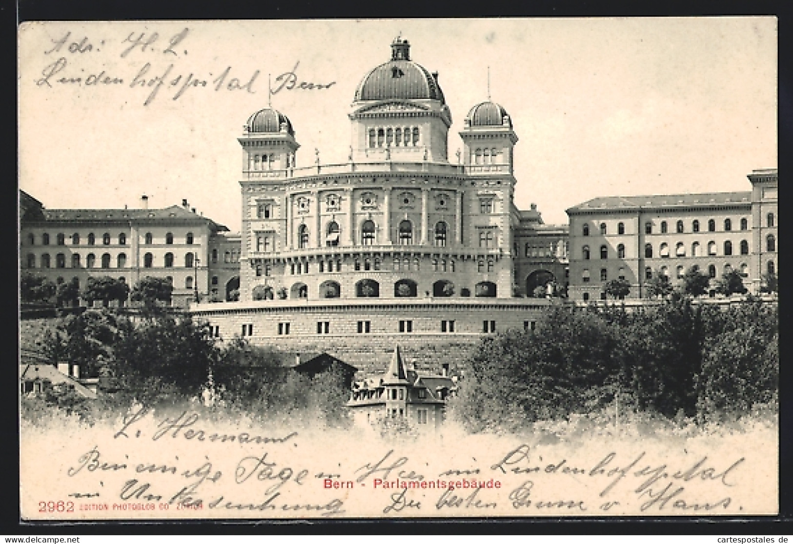 AK Bern, Parlamentsgebäude Von Aussen  - Bern