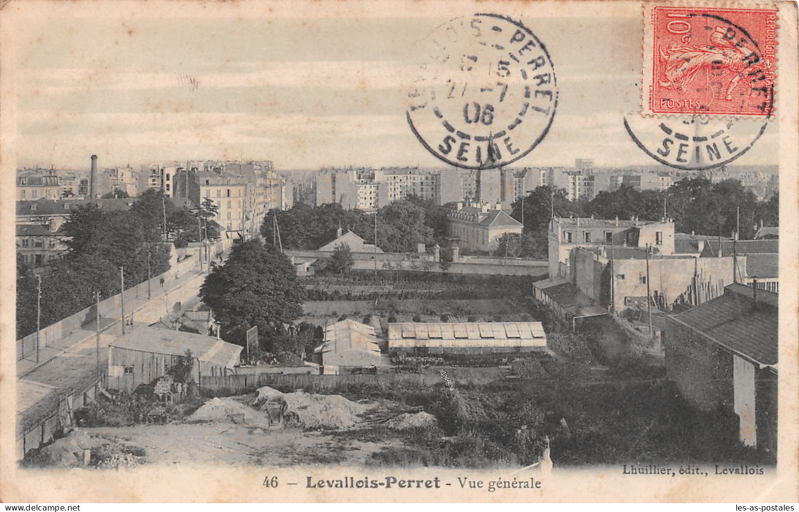 92 LEVALLOIS PERRET VUE - Levallois Perret