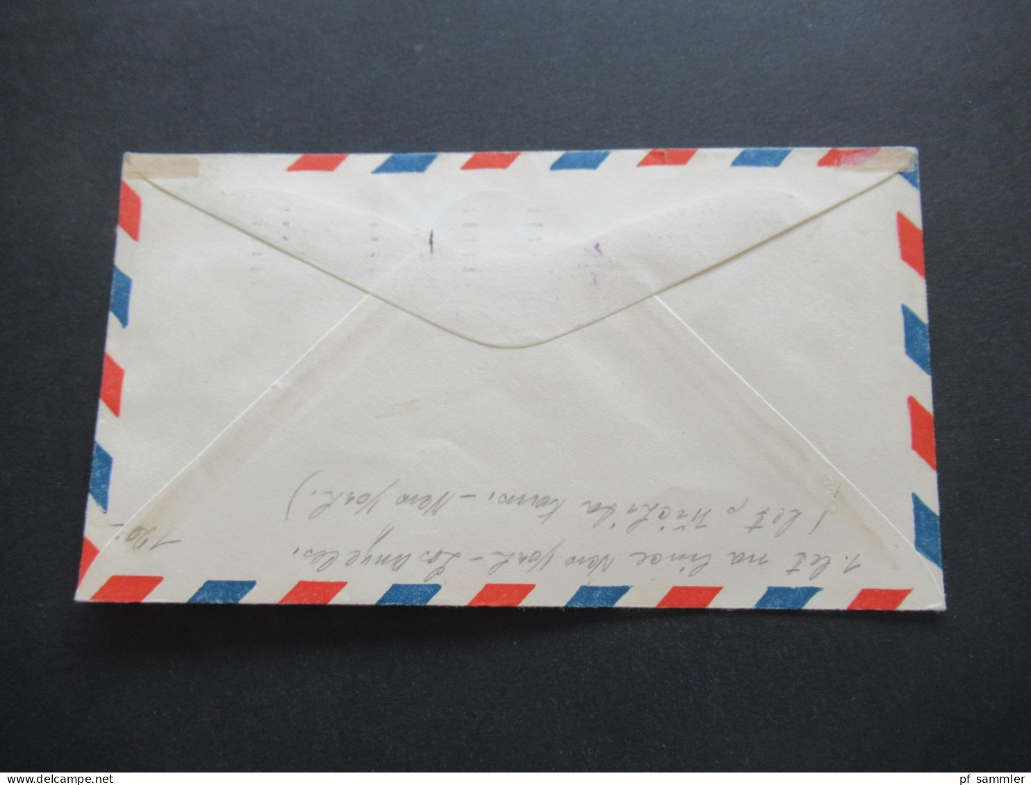 USA 1930 First Flight New York - Los Angeles Route Air Mail POD CAM 34 Stempel Wichita Kansas - New York - 1c. 1918-1940 Cartas & Documentos