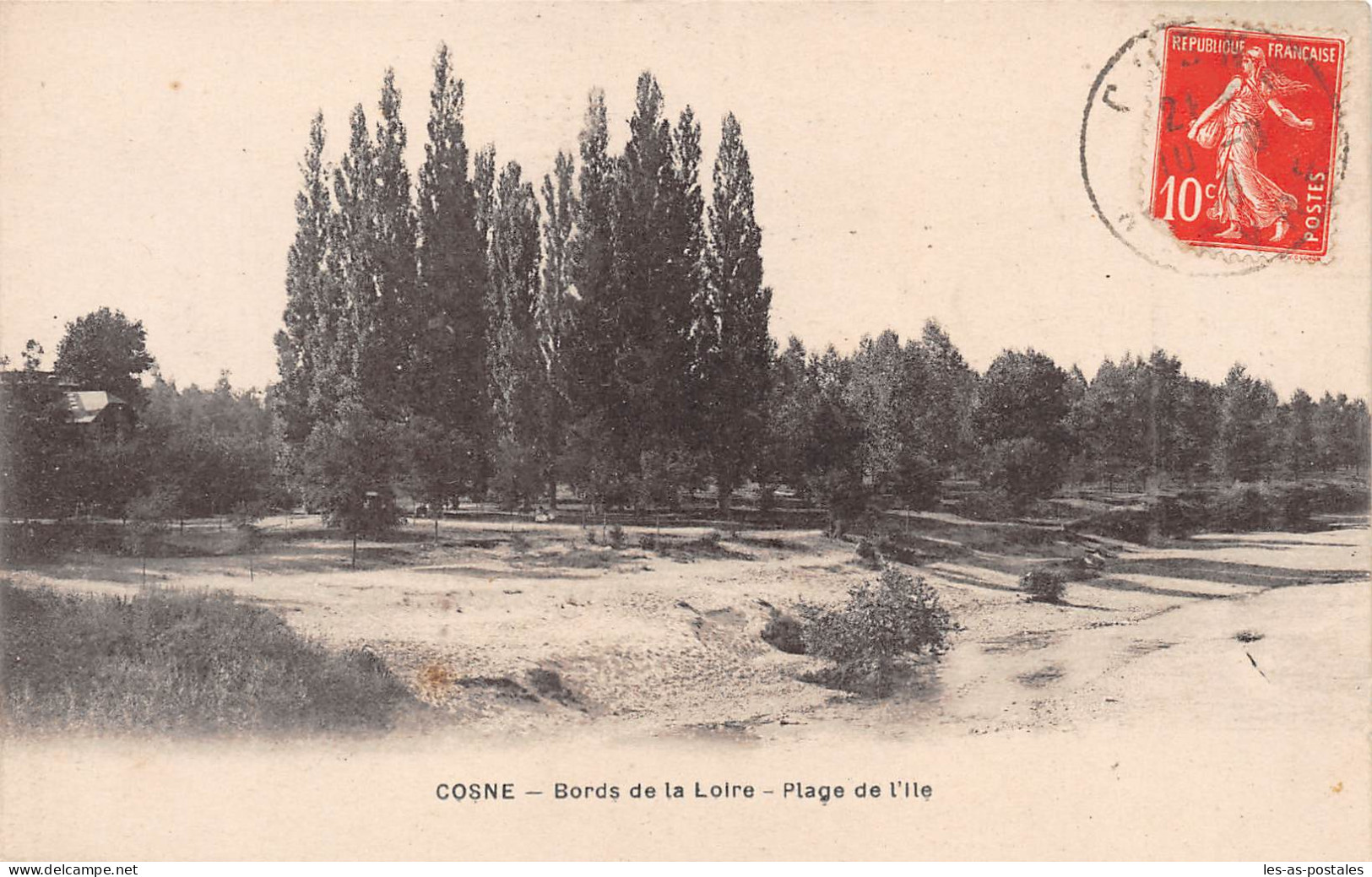 58 COSNE PLAGE DE L ILE - Cosne Cours Sur Loire