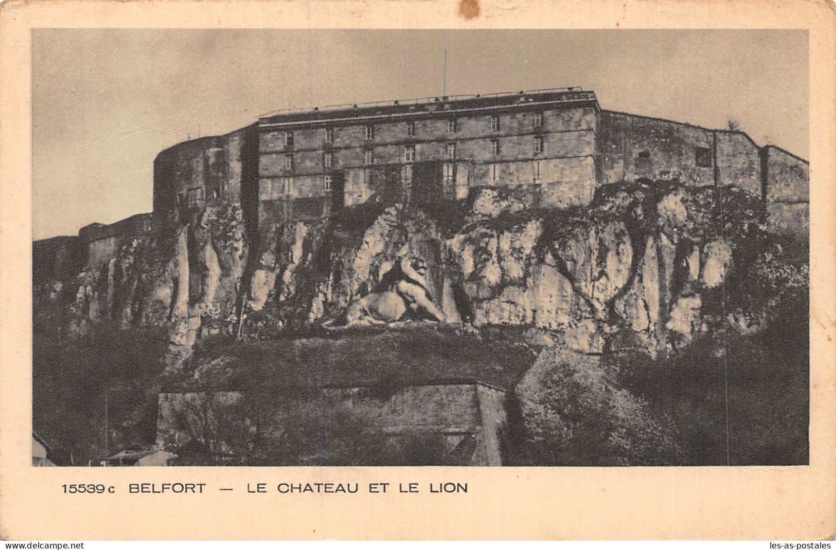 90 BELFORT LE CHÂTEAU ET LE LION - Belfort – Le Lion