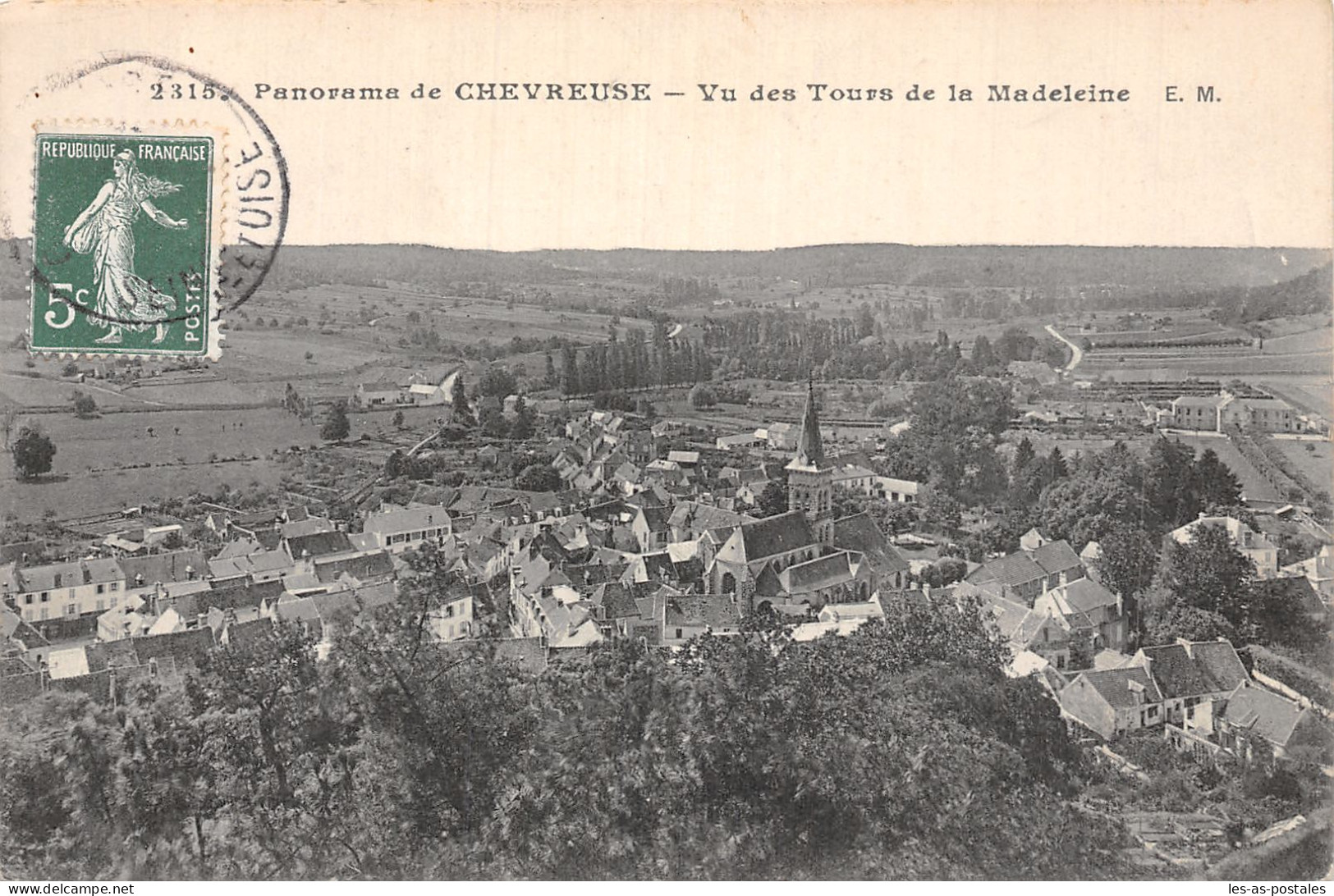 78 CHEVREUSE TOURS DE LA MADELEINE - Chevreuse