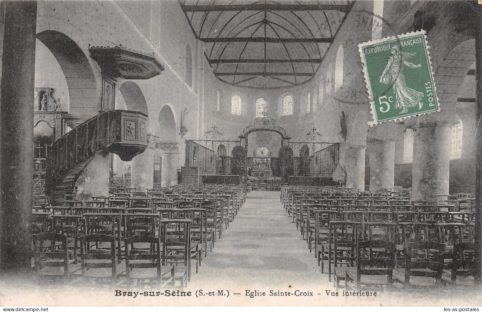 77 BRAY SUR SEINE L EGLISE SAINTE CROIX - Bray Sur Seine