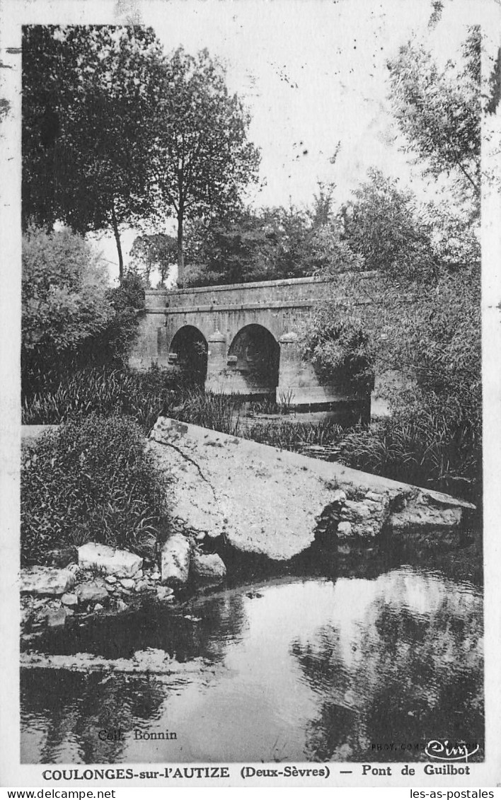 79 COULONGES SUR L AUTIZE PONT DE GUILBOT - Coulonges-sur-l'Autize