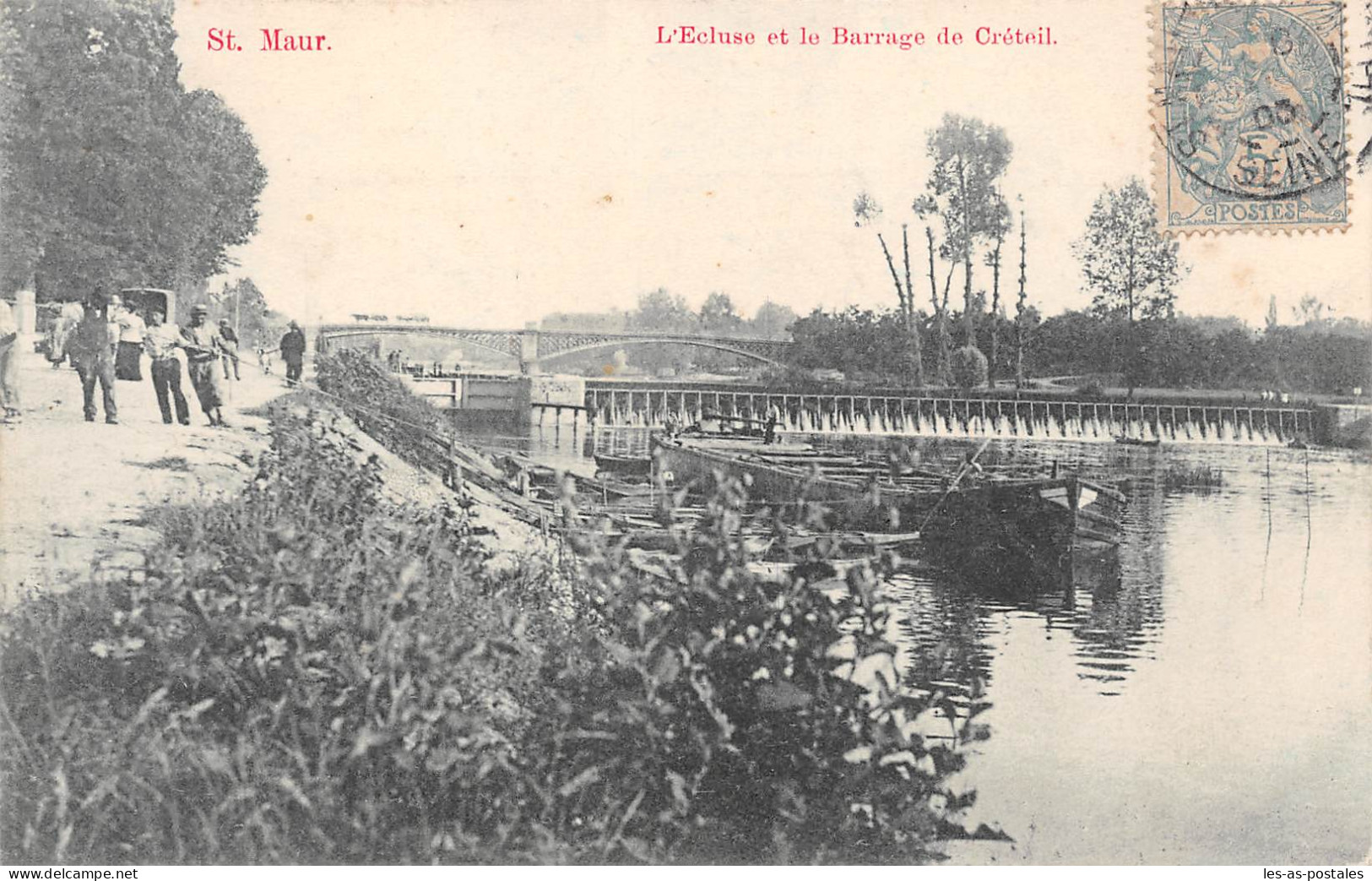 94 SAINT MAUR DES FOSSES L ECLUSE ET LE BARRAGE DE CRETEIL - Saint Maur Des Fosses