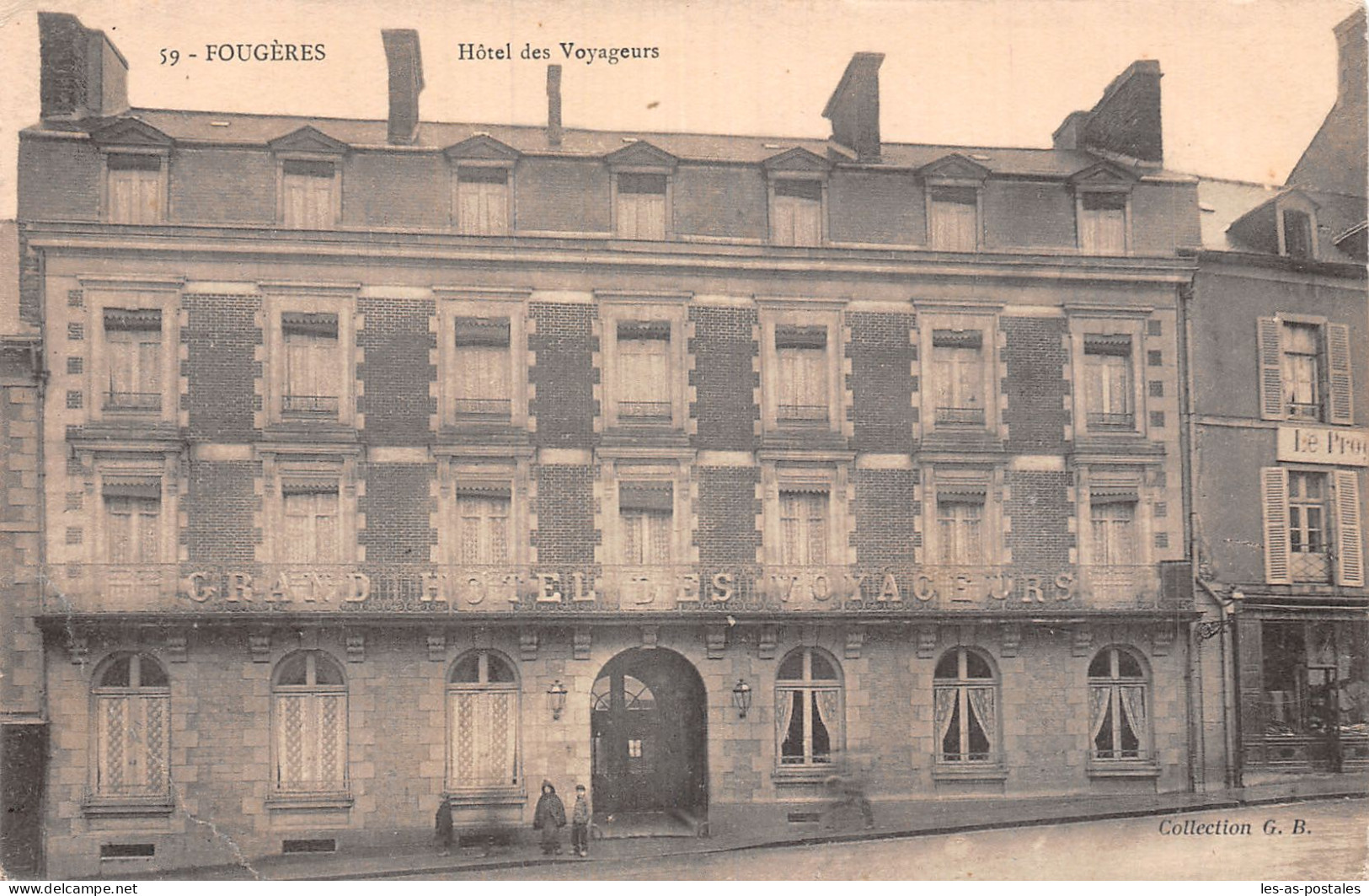 35 FOUGERES L HOTEL DES VOYAGEURS - Fougeres
