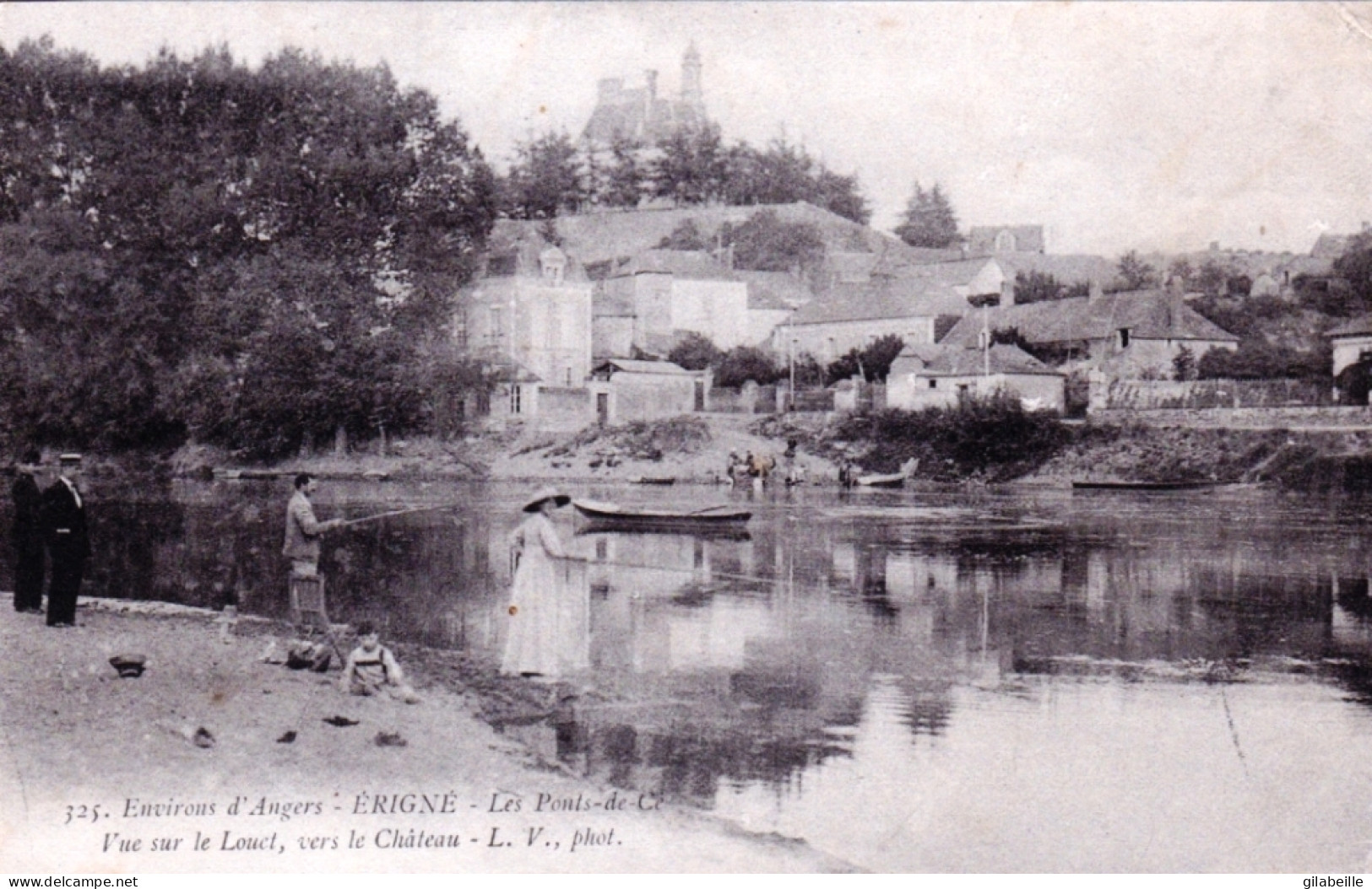 49 -  Maine Et Loire - Erigne - LES PONTS De CE - Vue Sur Le Louet Vers Le Chateau - Les Ponts De Ce