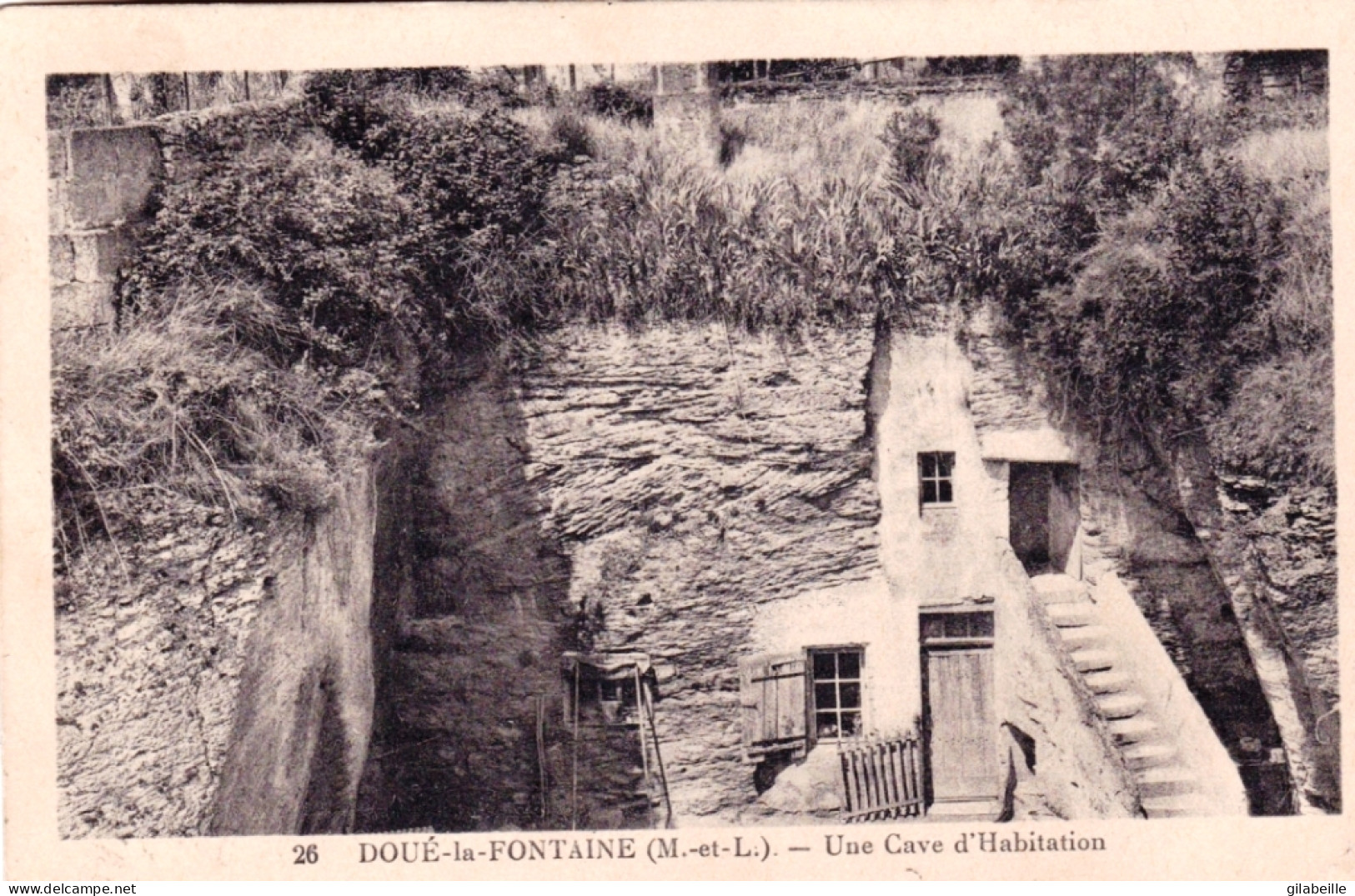 49 -  Maine Et Loire - DOUE La FONTAINE -  Une Cave D'habitation - Doue La Fontaine