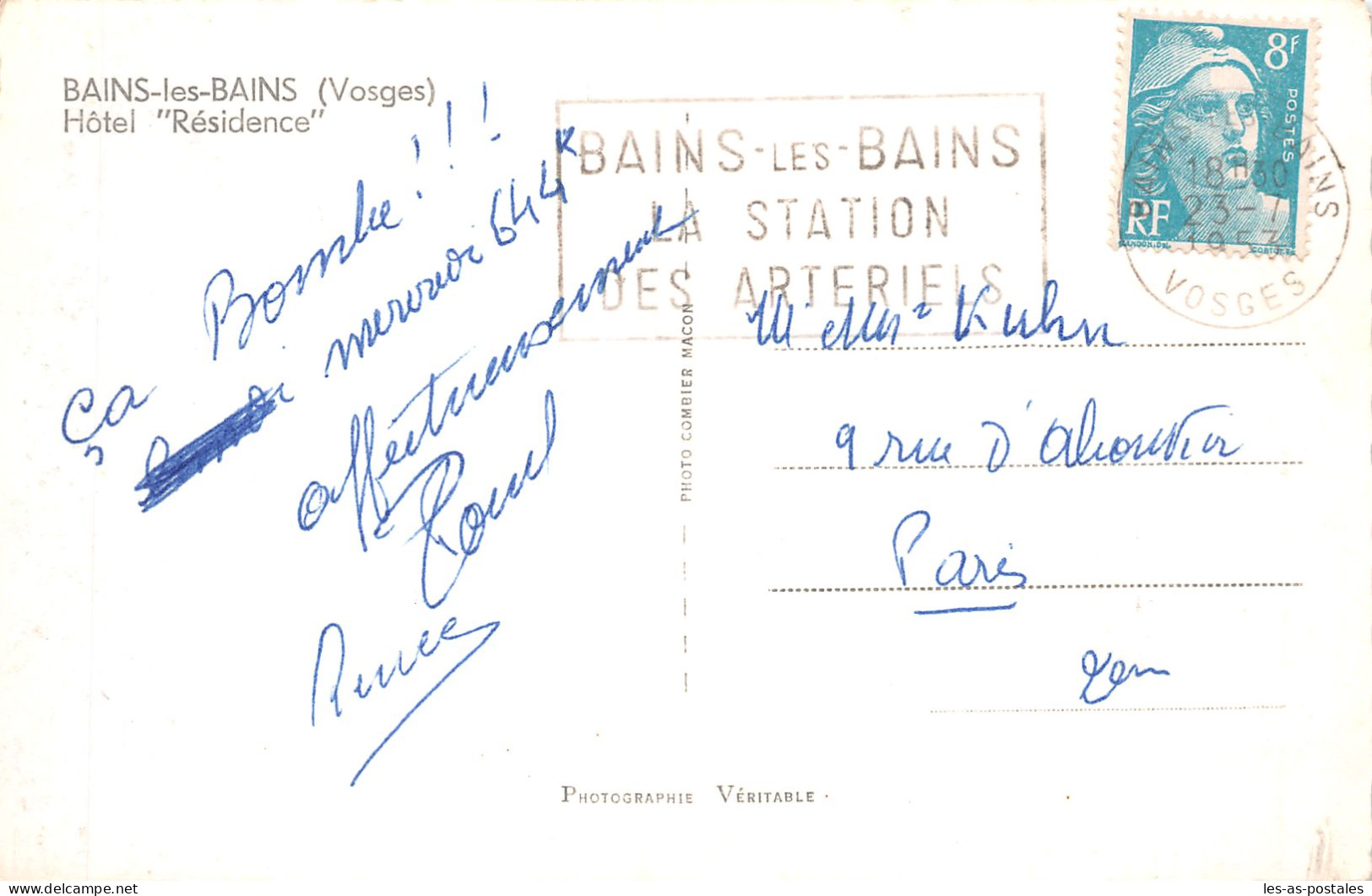 88 BAINS LES BAINS L HOTEL RESIDENCE - Bains Les Bains