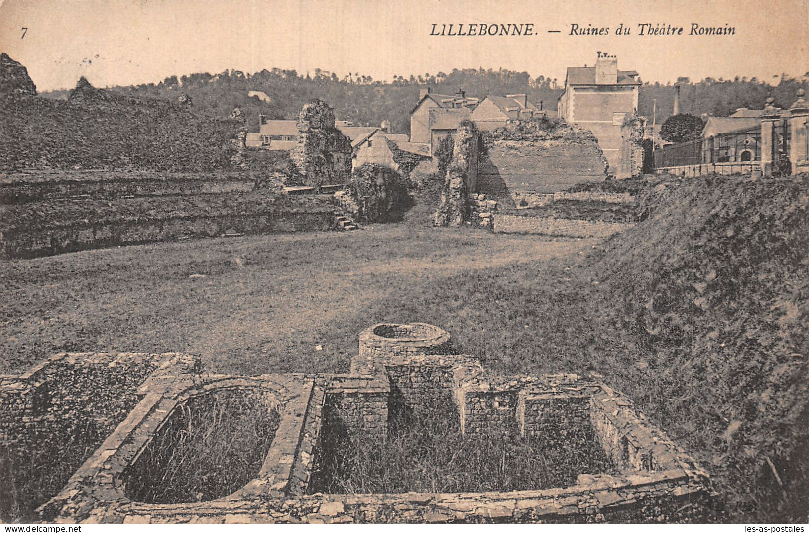 76 LILLEBONNE RUINES DU THEATRE - Lillebonne