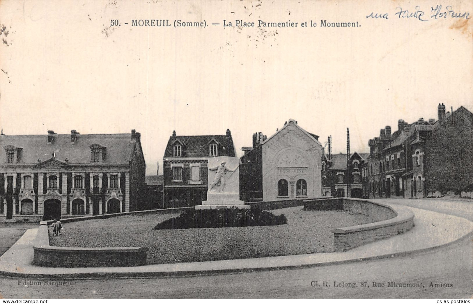 80 MOREUIL LA PLACE PARMENTIER - Moreuil
