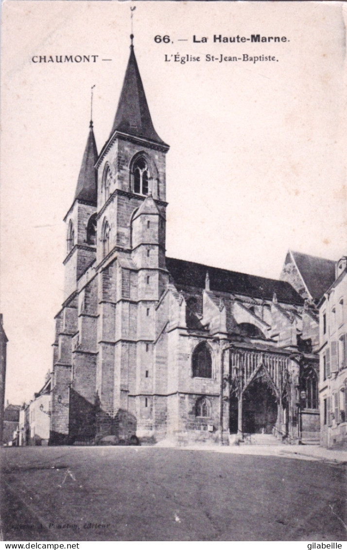 52 - CHAUMONT -  L'église Saint Jean Baptiste - Chaumont