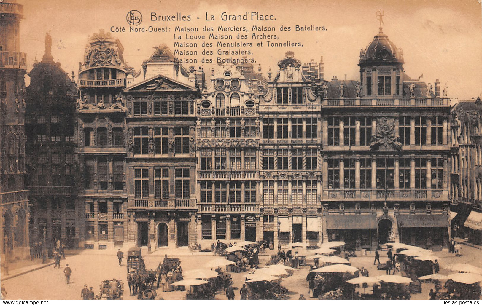 BELGIQUE BRUXELLES LA GRAND PLACE - Marktpleinen, Pleinen