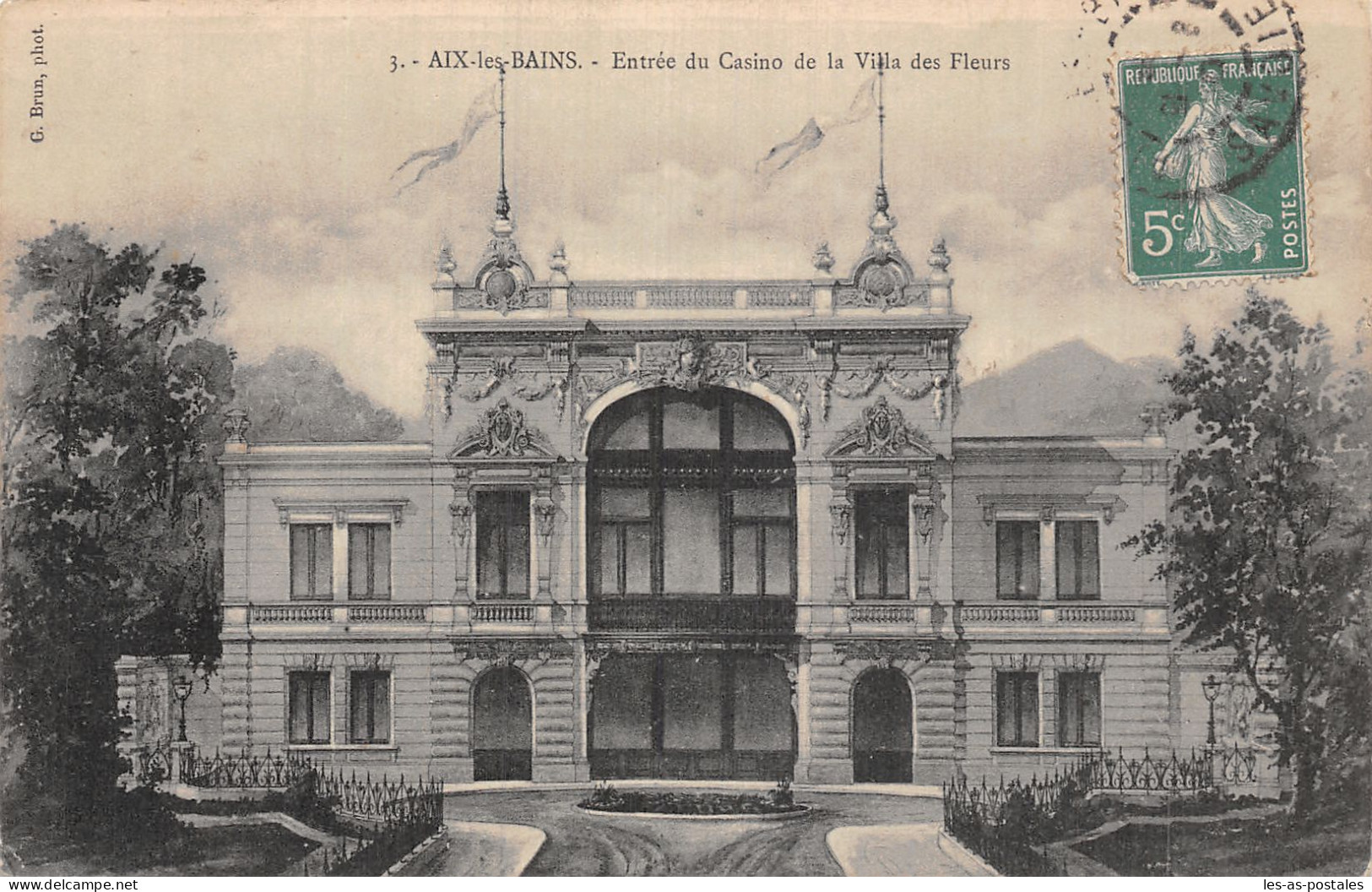 73 AIX LES BAINS ENTREE DU CASINO - Aix Les Bains