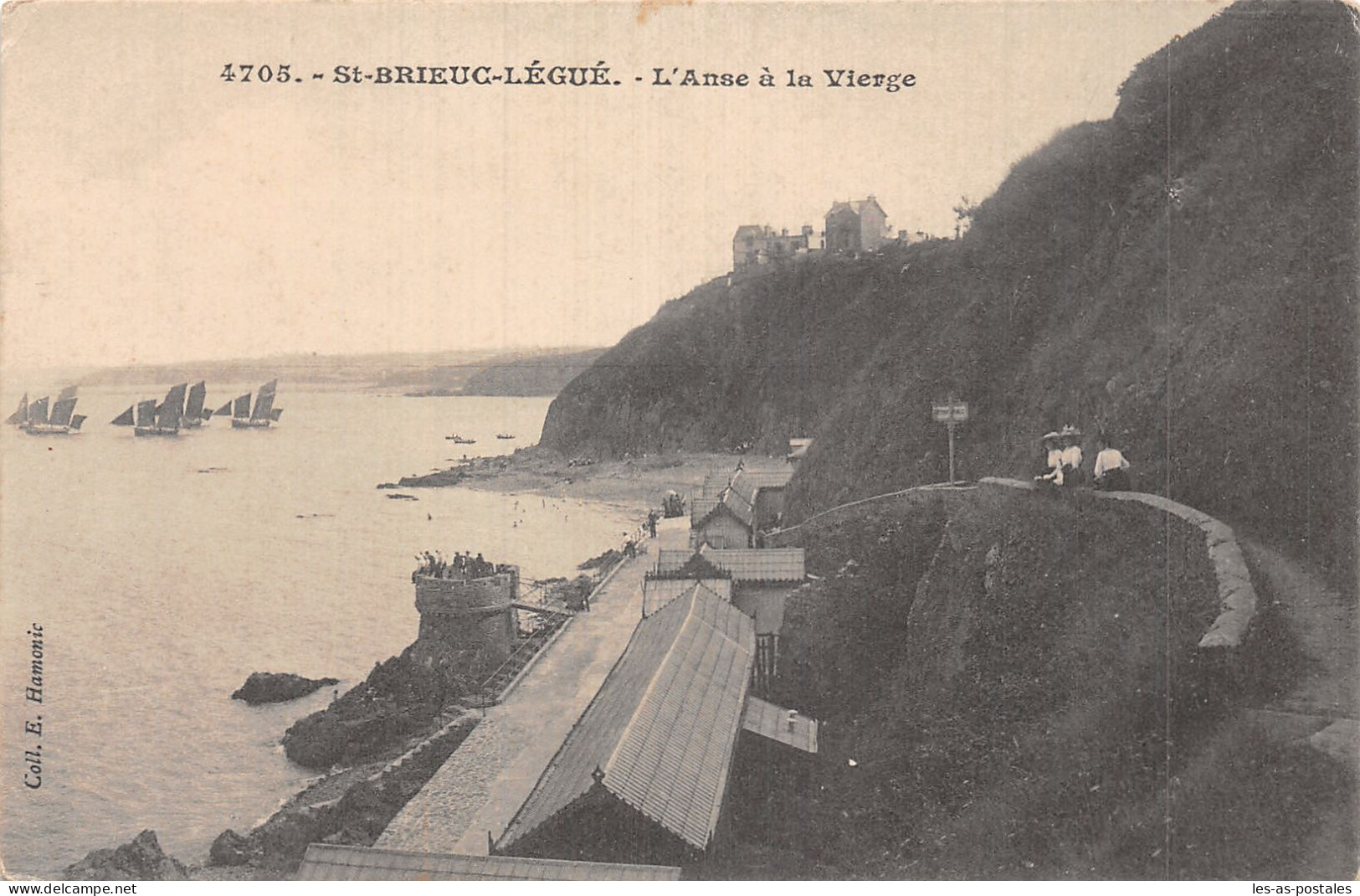 22 SAINT BRIEUC LEGUE L ANSE A LA VIERGE - Saint-Brieuc