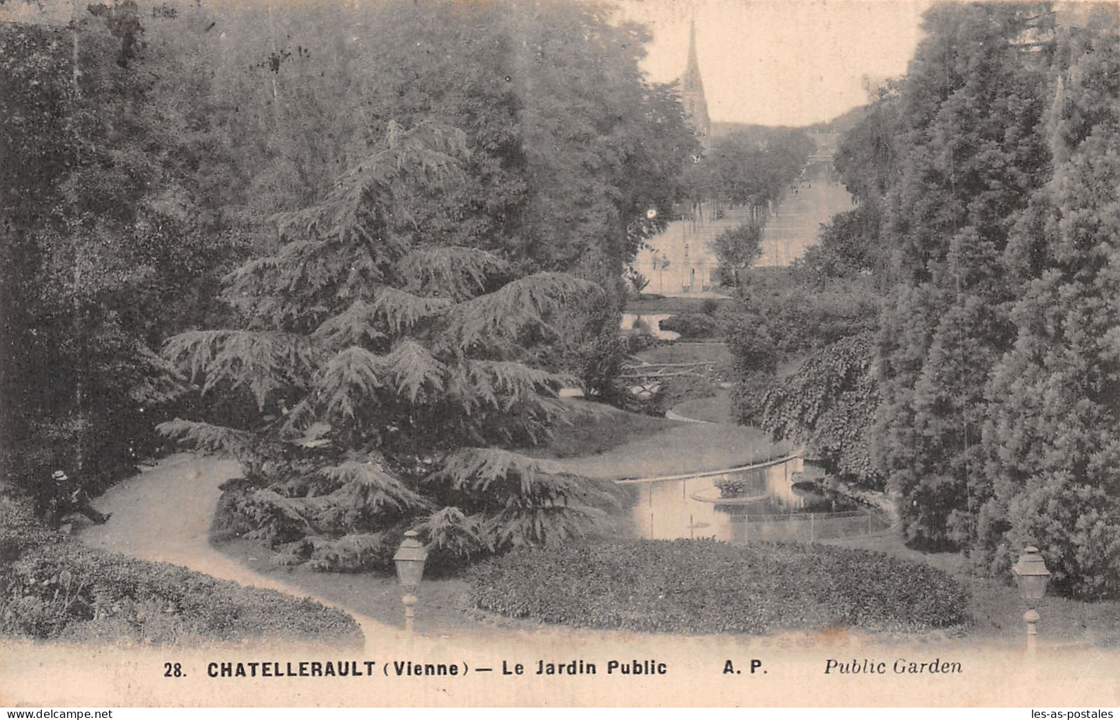 86 CHATELLERAULT LE JARDIN PUBLIC - Chatellerault