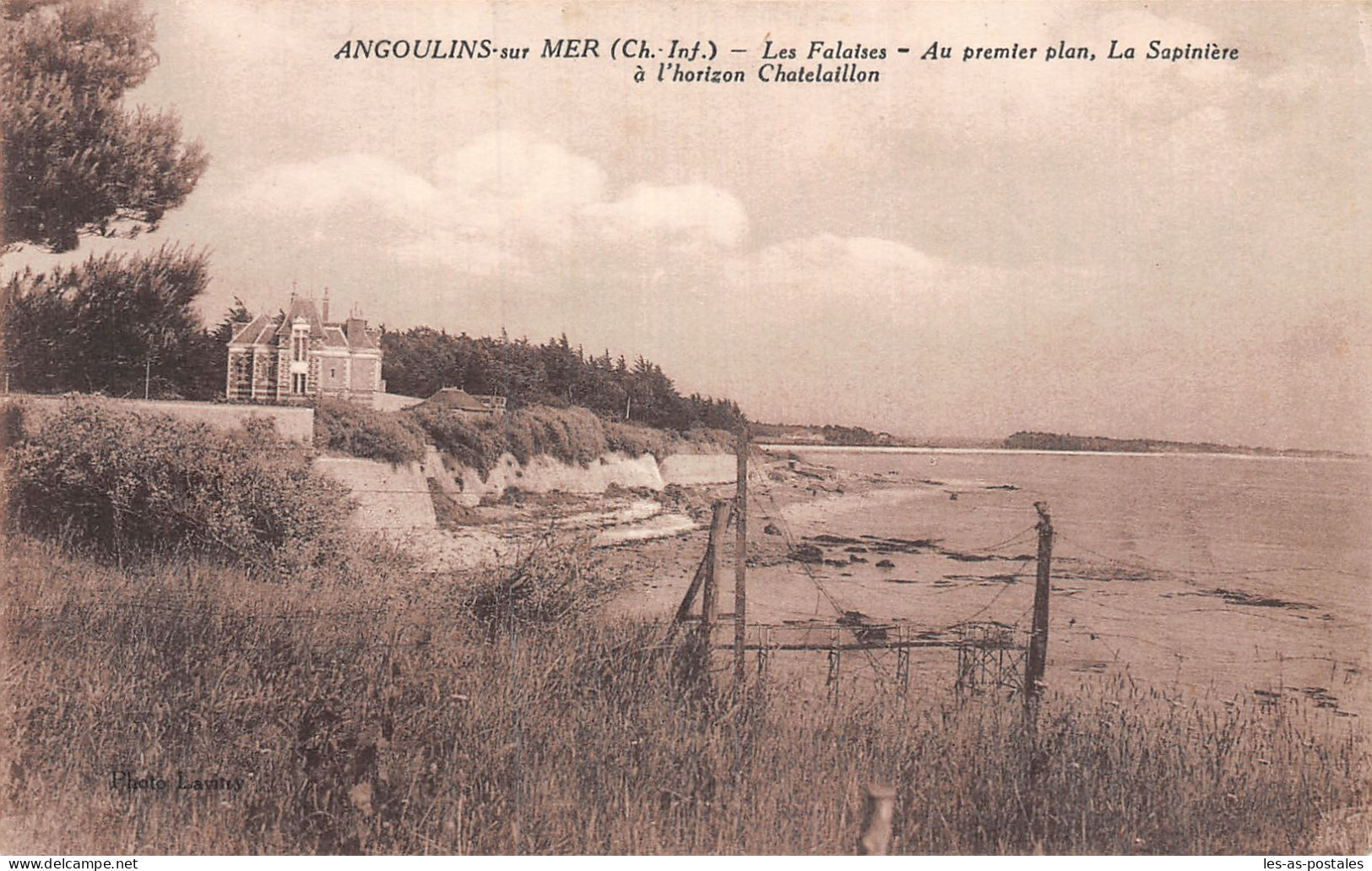 17 ANGOULINS SUR MER LES FALAISES - Angoulins