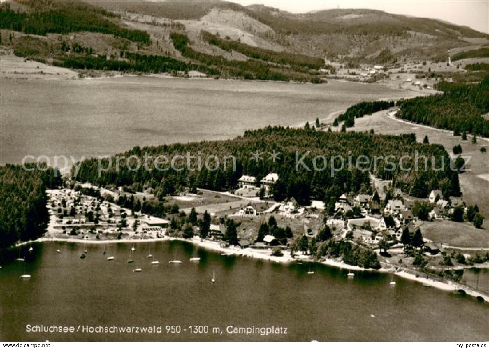 73679608 Schluchsee Fliegeraufnahme Camping Schluchsee - Schluchsee