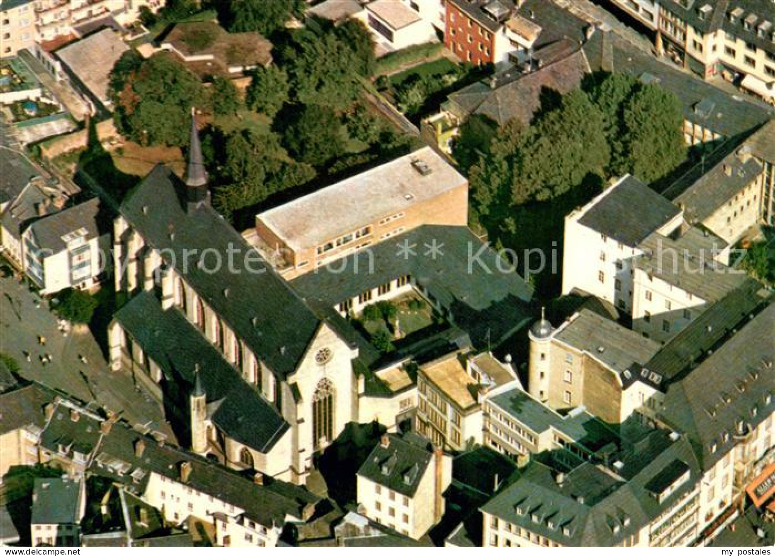 73679605 Bonn Rhein Fliegeraufnahme St. Remigiuskirche Und Kloster Bonn Rhein - Bonn