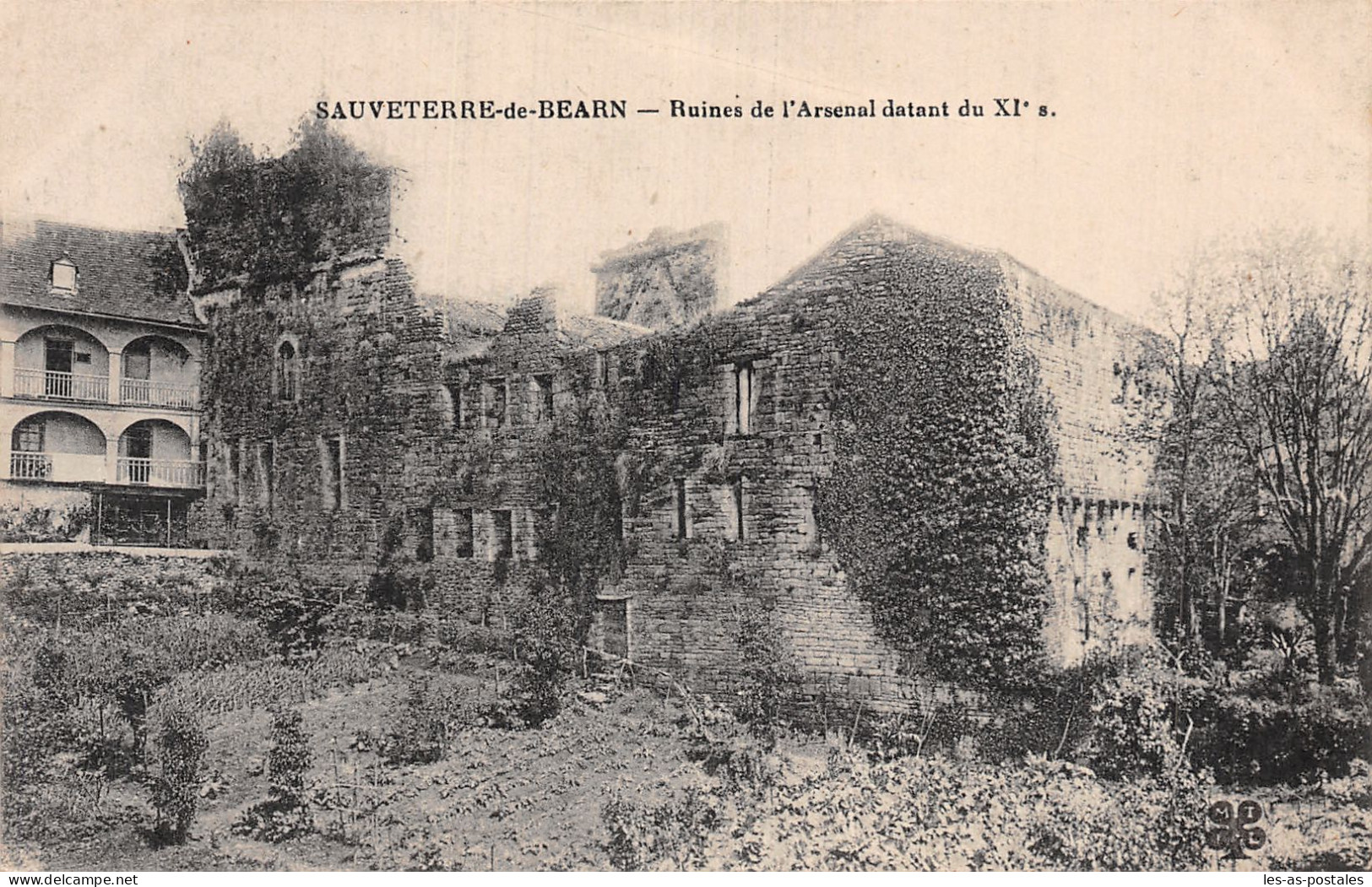 64 SAUVETERRE DE BEARN RUINES DE L ARSENAL - Sauveterre De Bearn