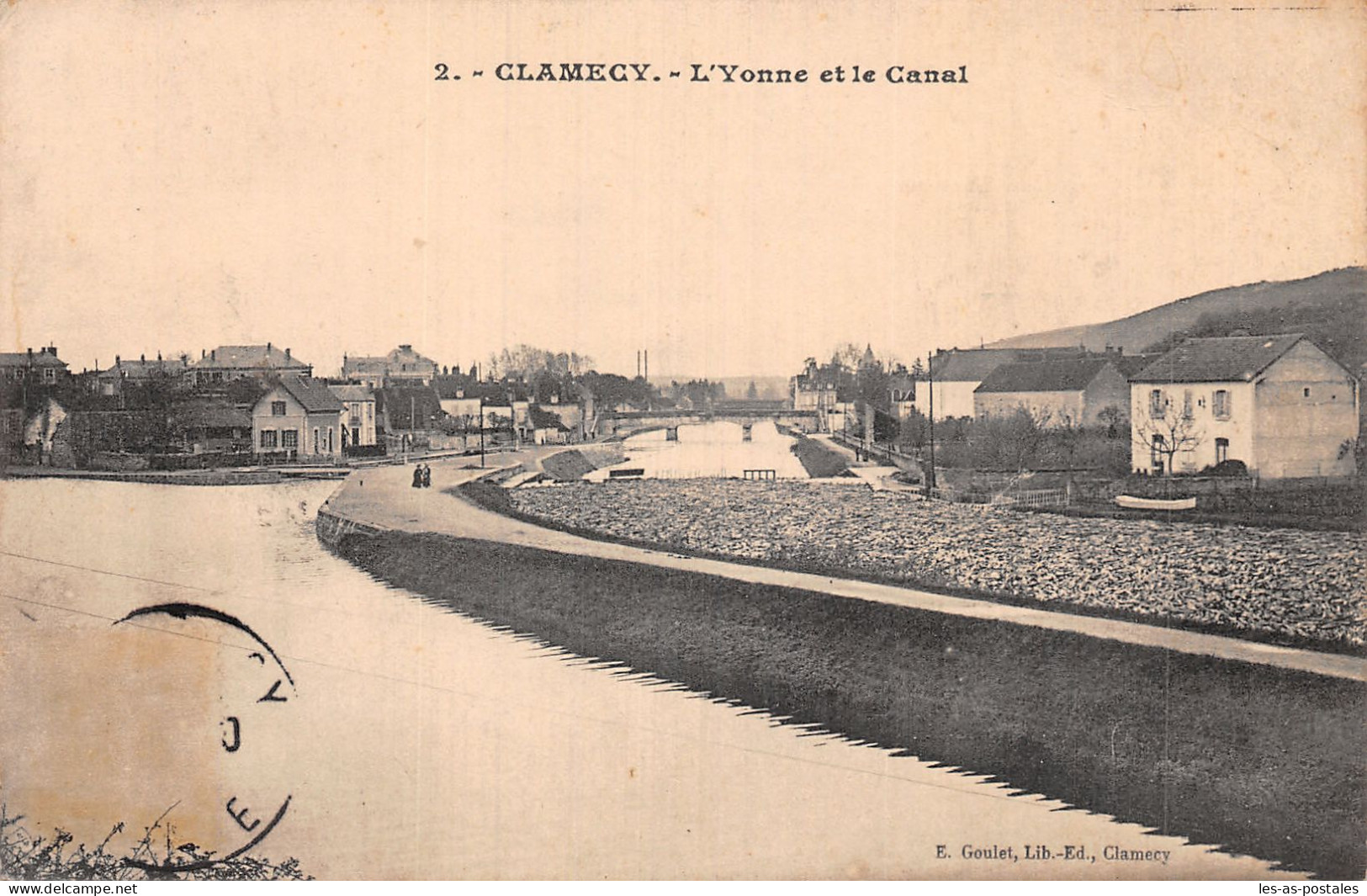 58 CLAMECY L YONNE ET LE CANAL - Clamecy