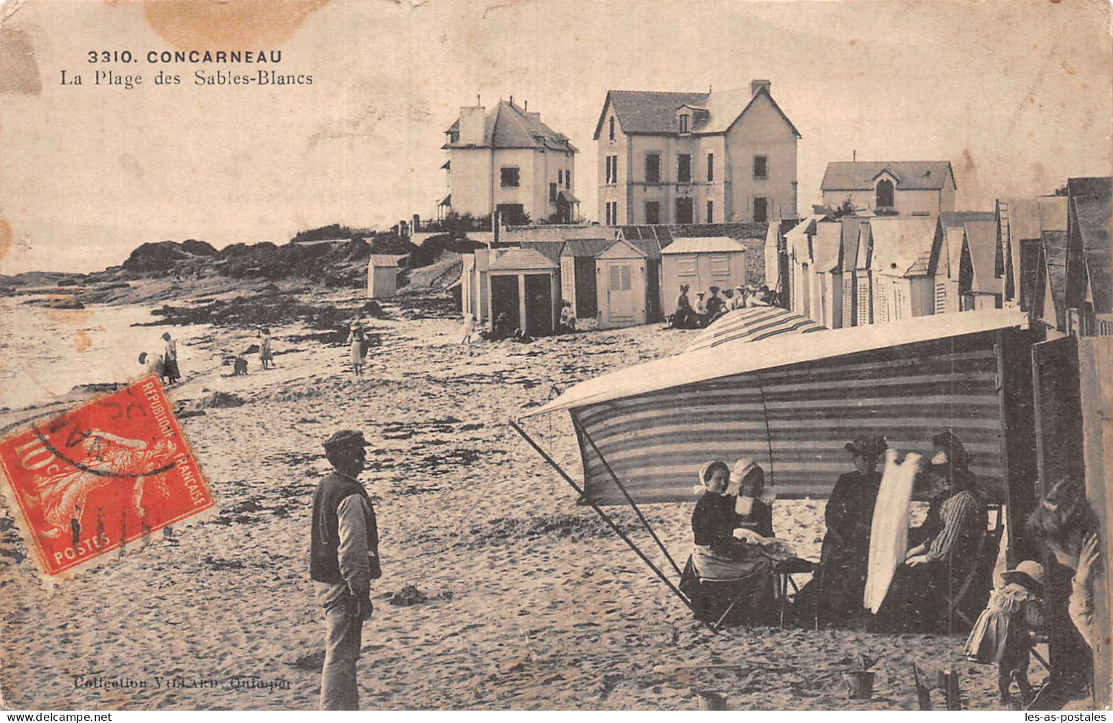 29 CONCARNEAU LA PLAGE DES SABLES BLANCS - Concarneau