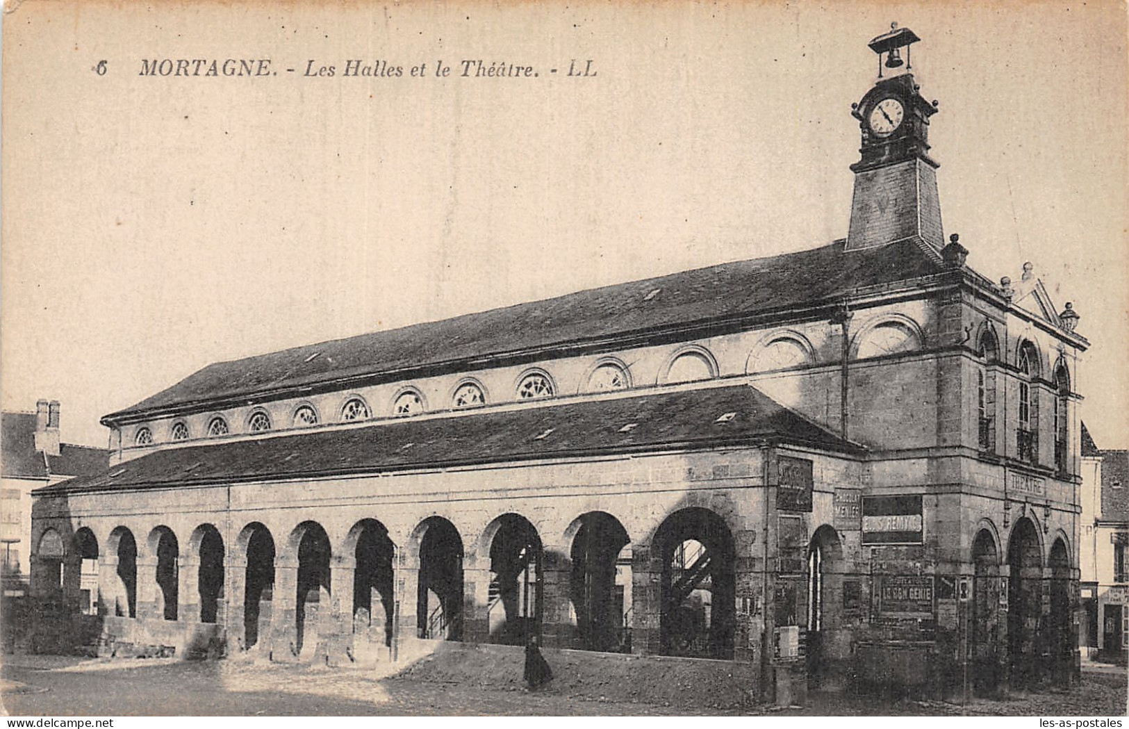 61 MORTAGNE LES HALLES ET LE THEATRE - Mortagne Au Perche