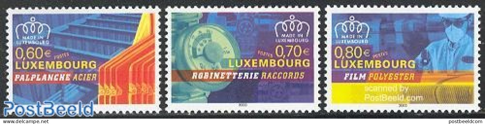 Luxemburg 2003 Made In Luxemburg 3v, Mint NH, Various - Export & Trade - Unused Stamps