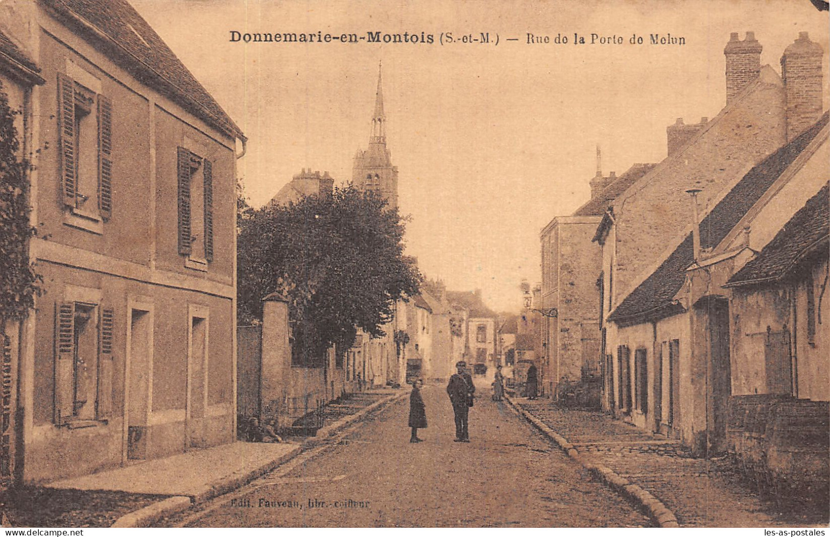 77 DONNEMARIE EN MONTOIS RUE DE LA PORTE DE MELUN - Donnemarie Dontilly