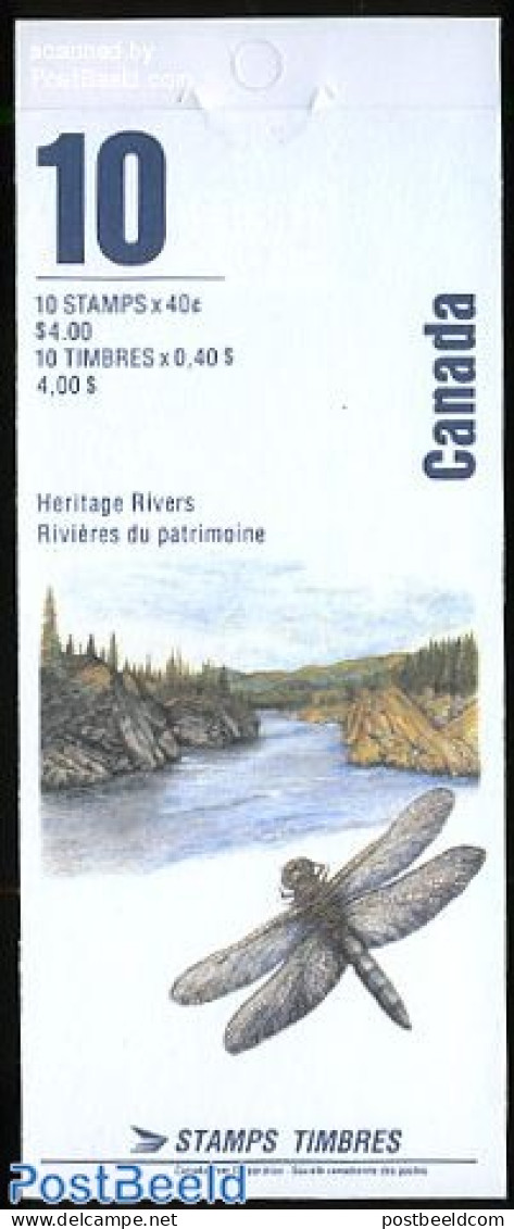 Canada 1991 Rivers Booklet, Mint NH, Nature - Animals (others & Mixed) - Birds - Unused Stamps