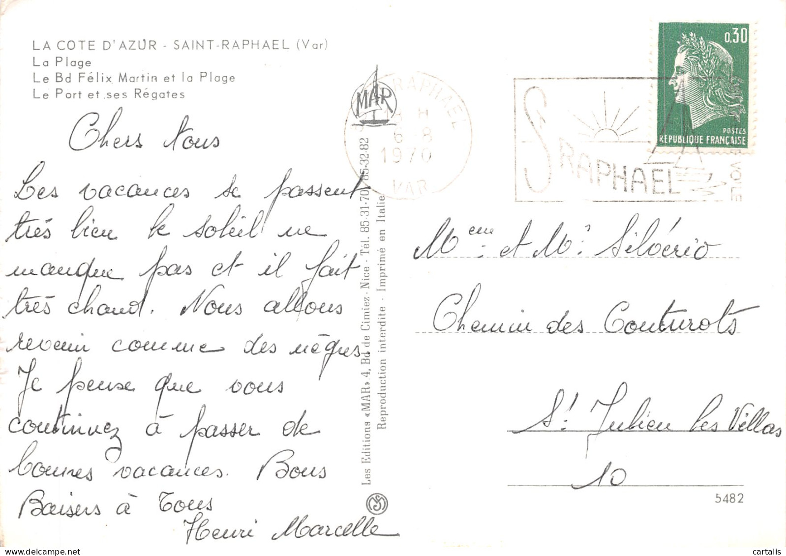 83-SAINT RAPHAEL-N° 4440-A/0191 - Saint-Raphaël