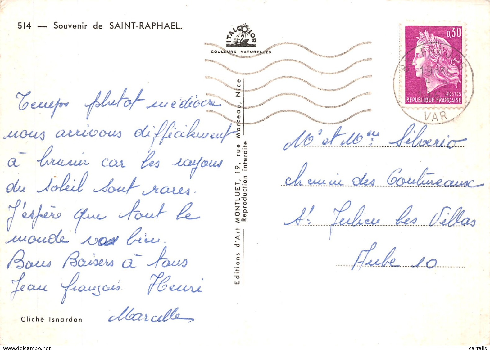 83-SAINT RAPHAEL-N° 4440-A/0193 - Saint-Raphaël