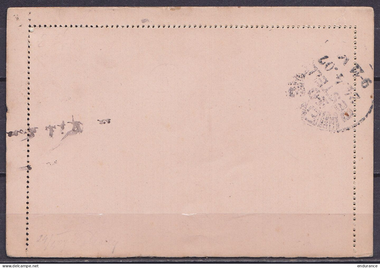 EP Carte-lettre Pour L'étranger 25c (type N°48) Càd MORESNET (BELGE) /22 AVRIL 1907 Pour VIENNE (Wien) III (au Dos: Càd  - Cartas-Letras