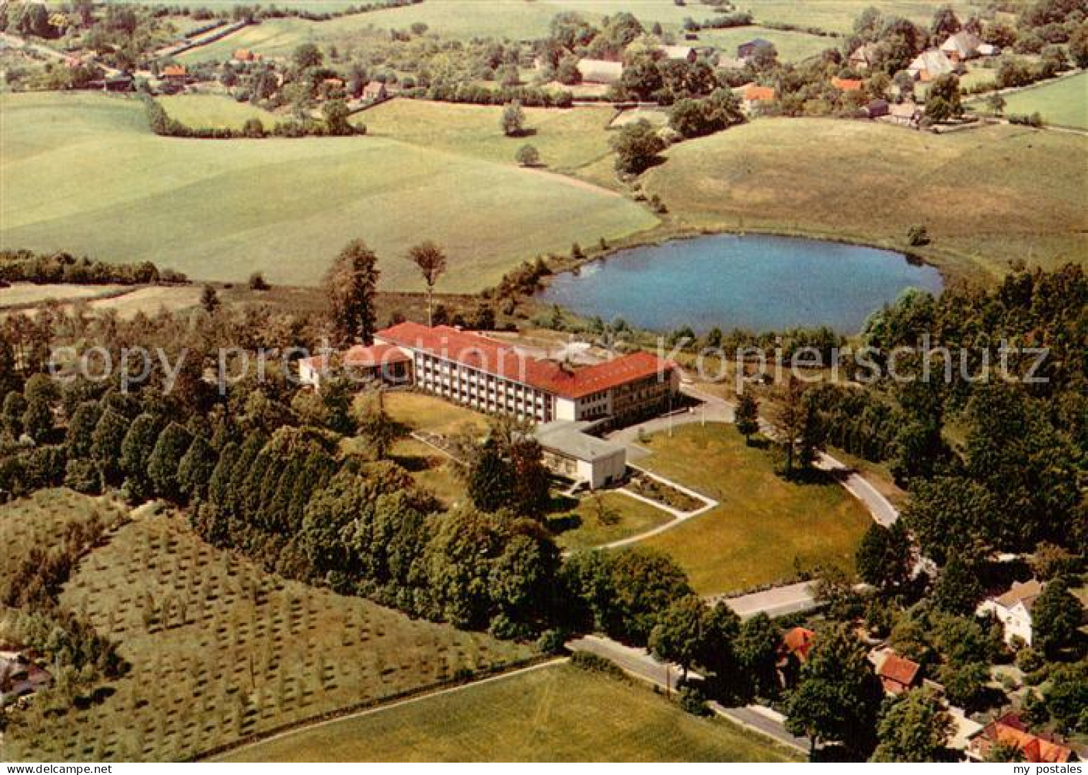 73679215 Eutin Fliegeraufnahme Sanatorium Haengebarghorst Eutin - Eutin