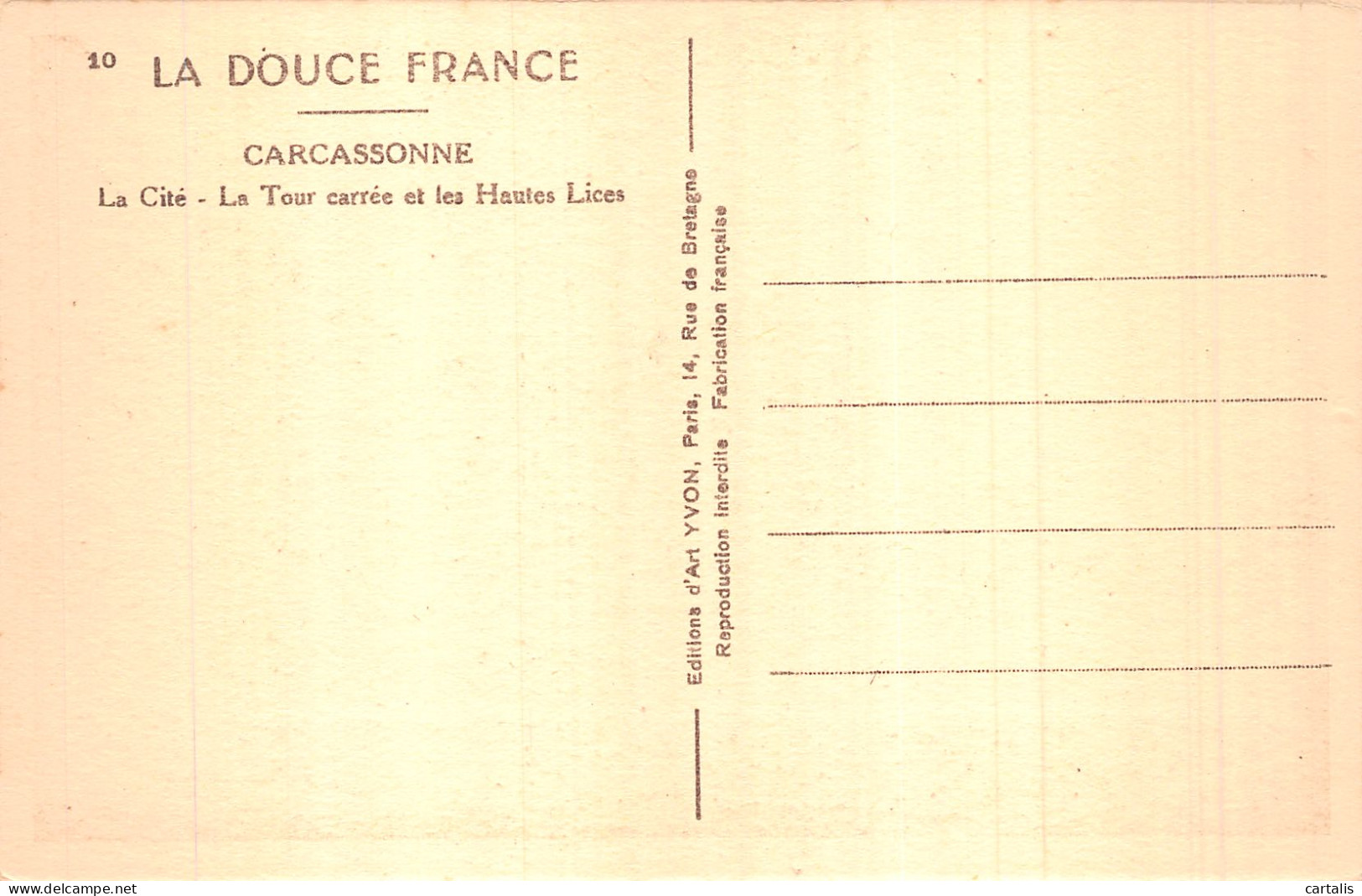 11-CARCASSONNE-N° 4440-E/0177 - Carcassonne