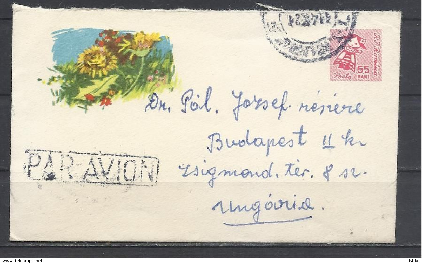 Romania, Small Stationery Cover,(105 X 85 Mm) With Addditional Stamps,1962. - Interi Postali