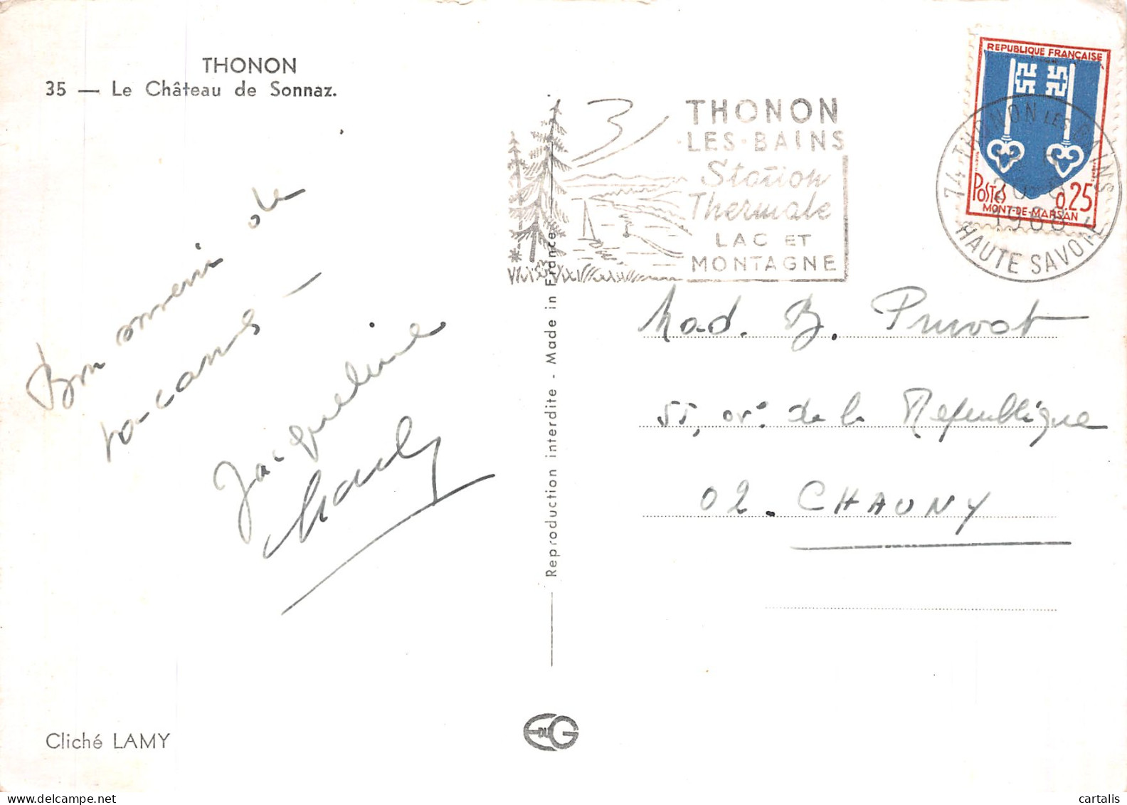 74-THONON-N° 4440-D/0361 - Thonon-les-Bains