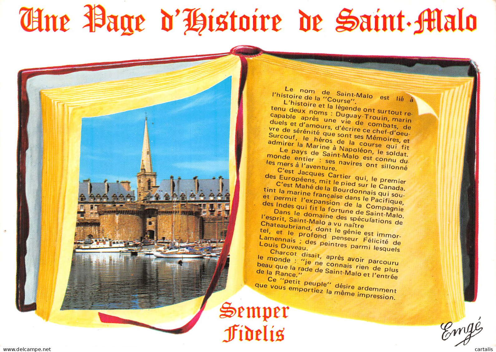 35-SAINT MALO-N° 4440-D/0201 - Saint Malo