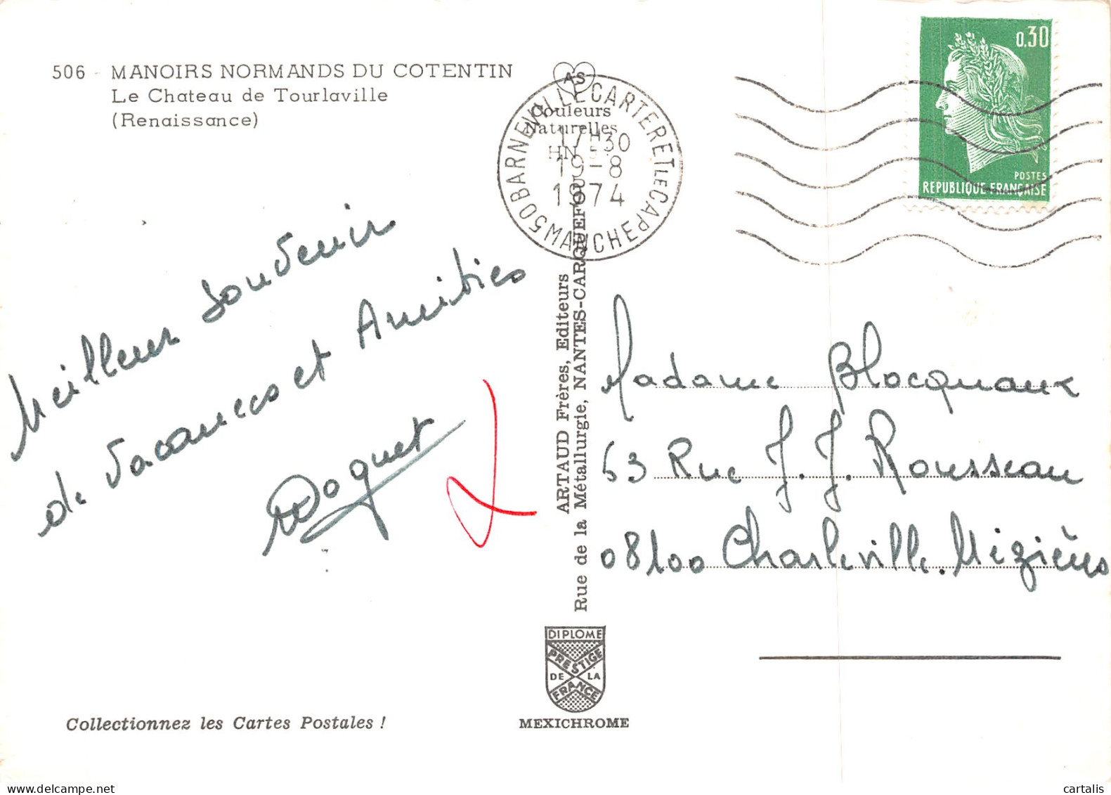 50-TOURLAVILLE-N° 4440-D/0091 - Other & Unclassified