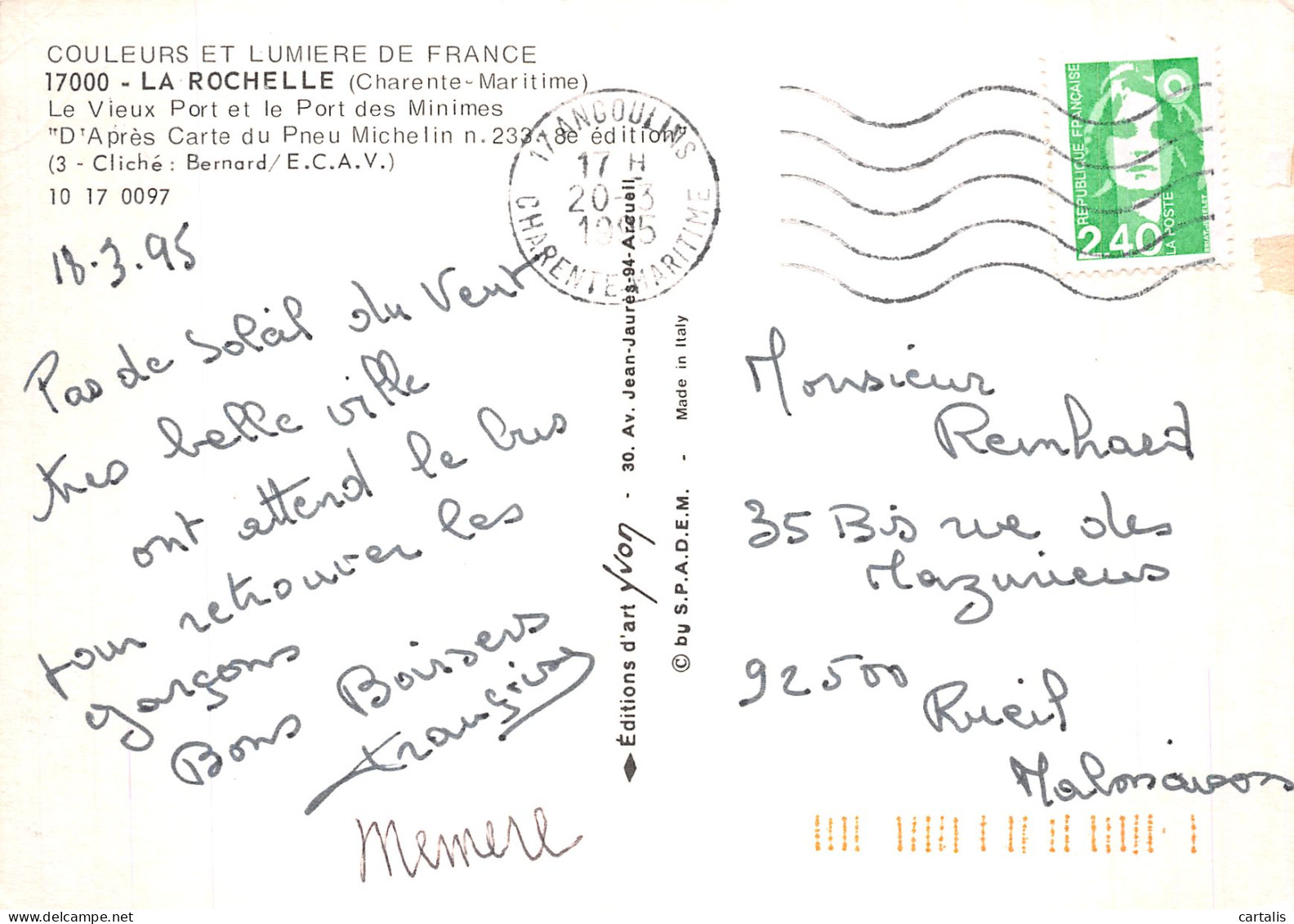 17-LA ROCHELLE-N° 4440-C/0279 - La Rochelle