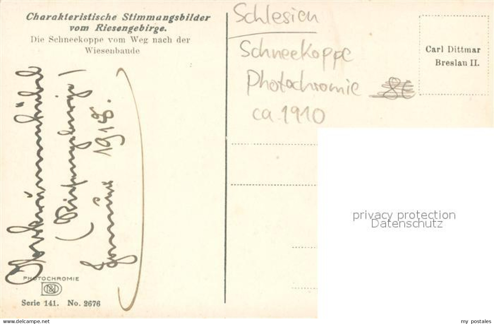 73679184 Schneekoppe Snezka Ansicht Vom Weg Nach Der Wiesenbaude Charakteristisc - Tchéquie