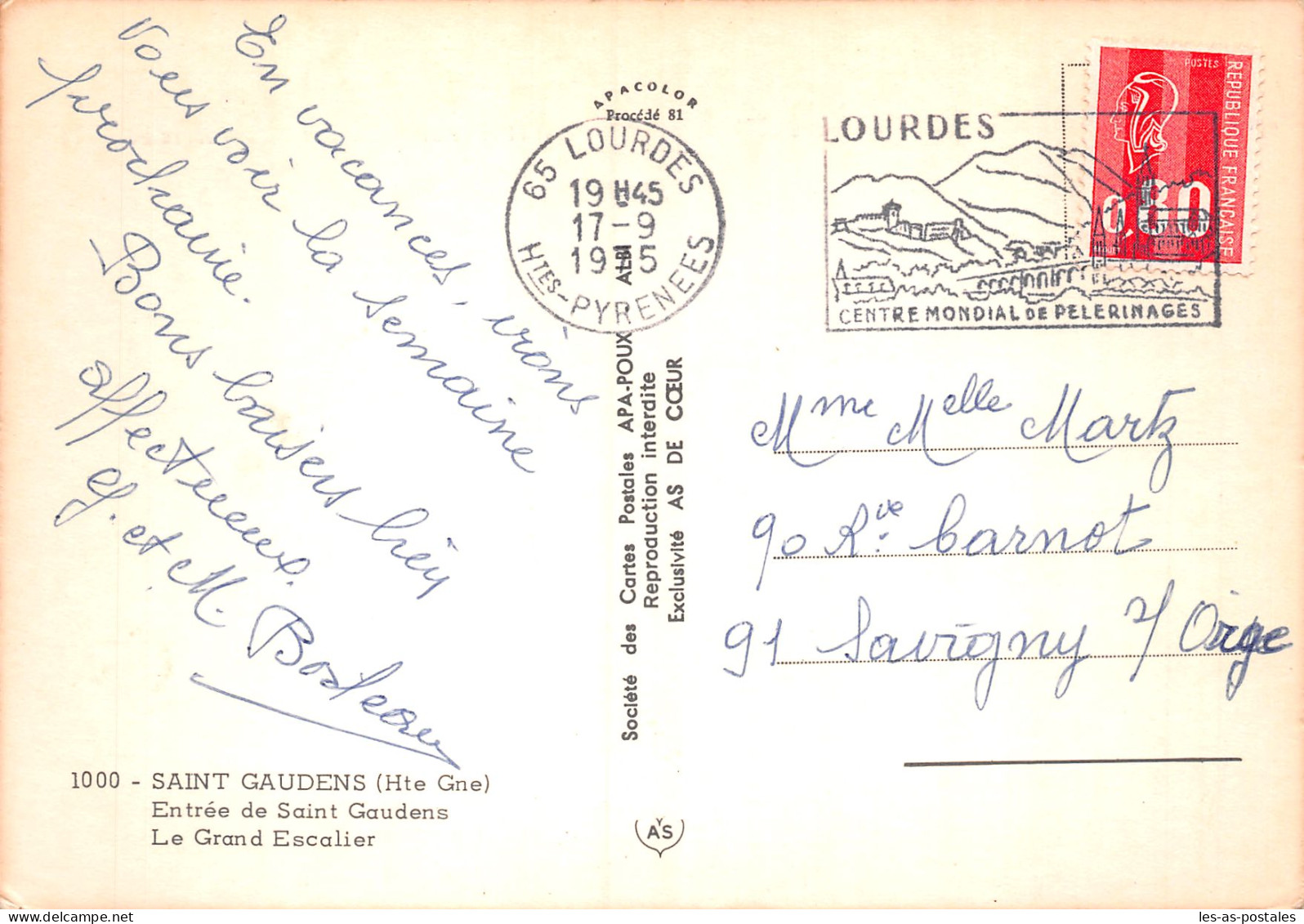 31 SAINT GAUDENS LE GRAND ESCALIER - Saint Gaudens