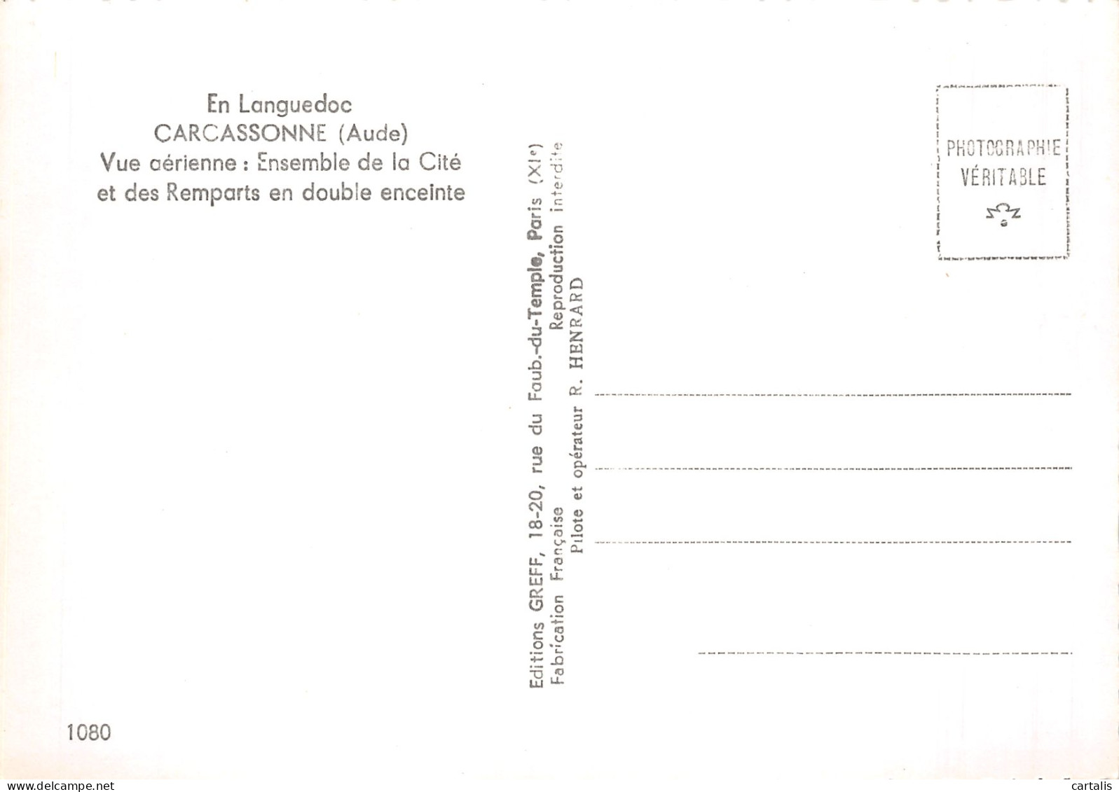 11-CARCASSONNE-N° 4441-B/0287 - Carcassonne