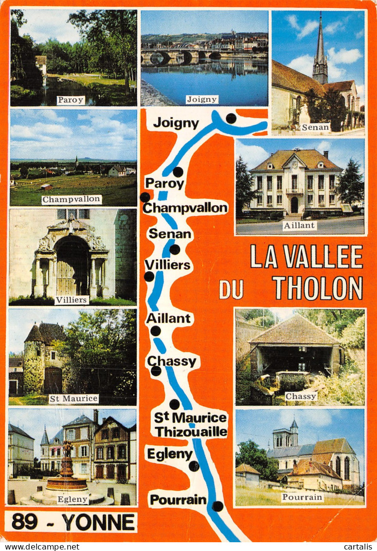89-L YONNE LA VALLEE DU THOLON-N° 4441-A/0361 - Sonstige & Ohne Zuordnung