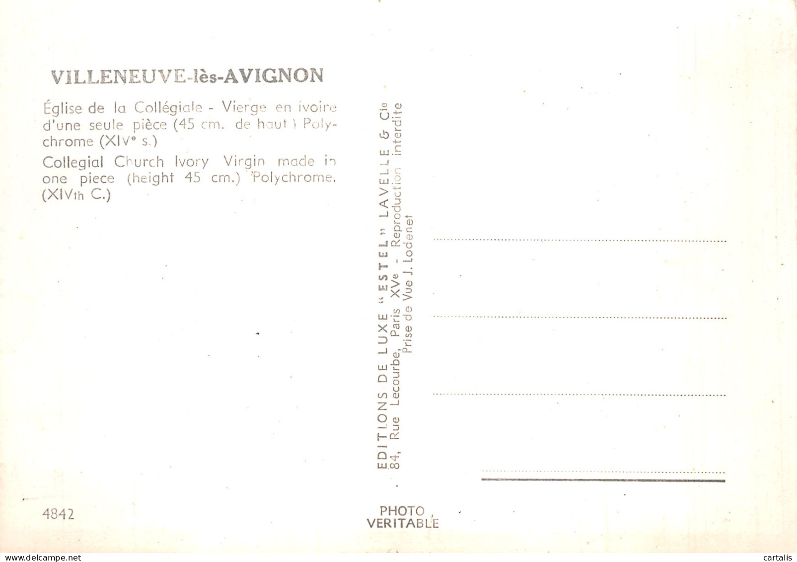 30-VILLENEUVE LES AVIGNON-N° 4441-A/0371 - Villeneuve-lès-Avignon
