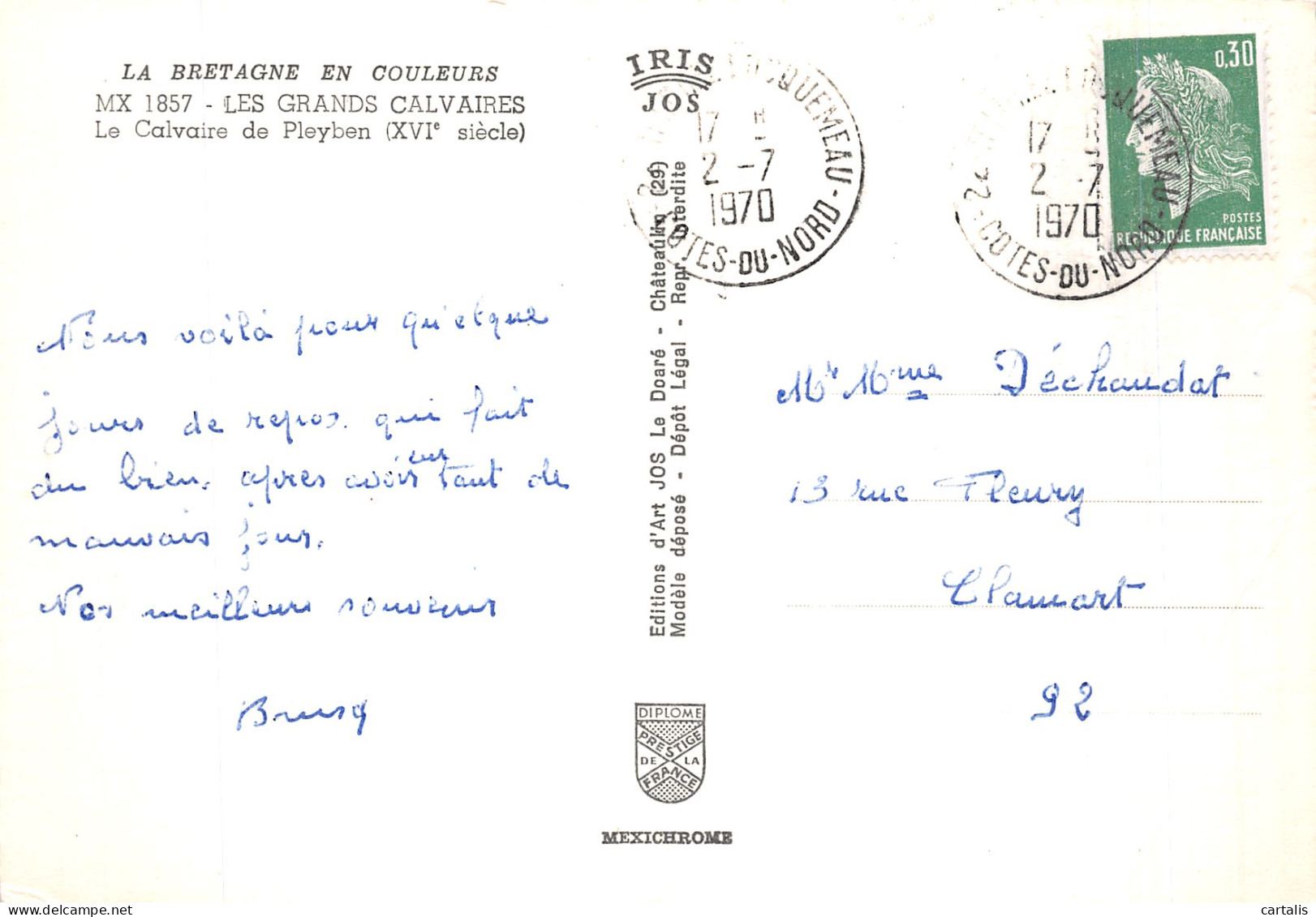 29-PLEYBEN LE CALVAIRE-N° 4441-A/0297 - Pleyben