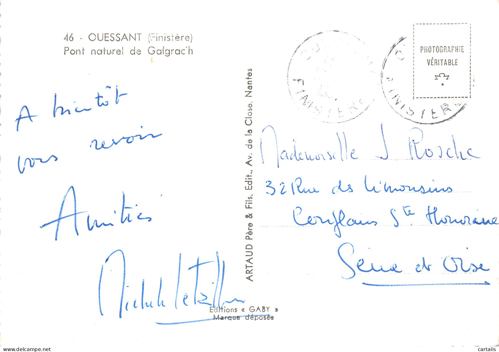 29-OUESSANT-N° 4441-A/0301 - Ouessant