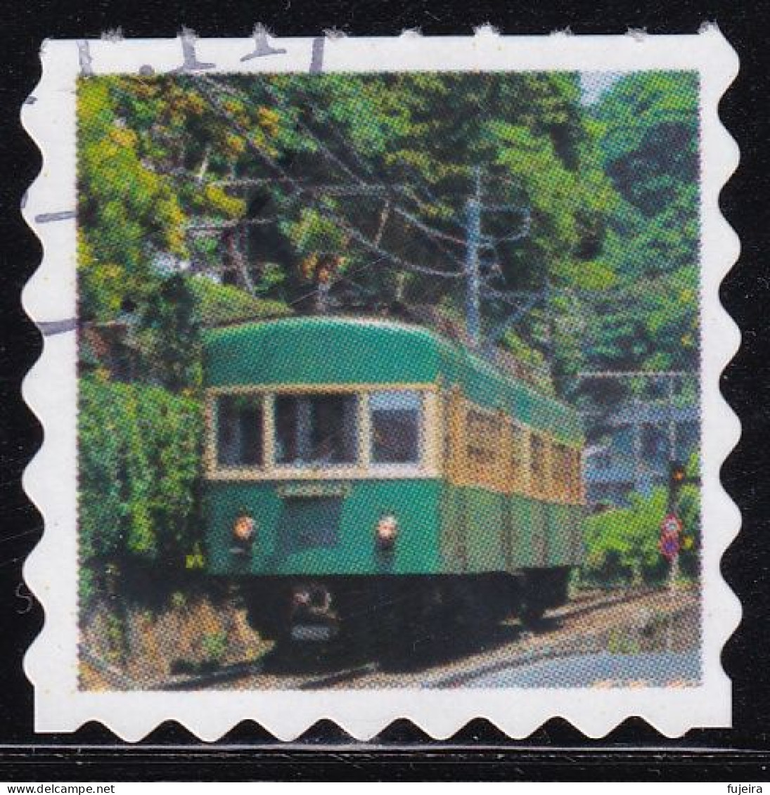 Japan Personalized Stamp, Train (jpv9735) Used - Usati
