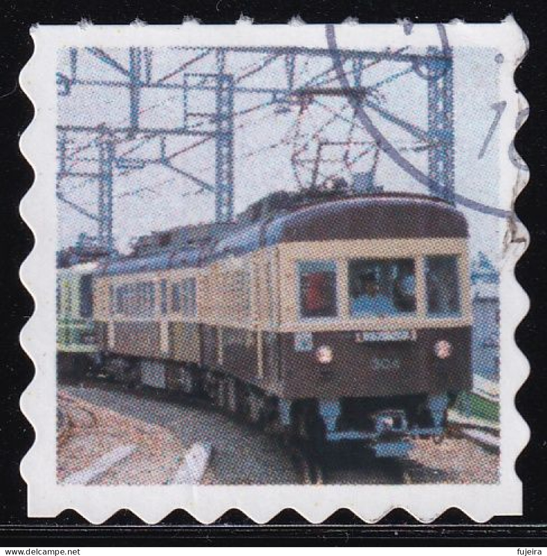 Japan Personalized Stamp, Train (jpv9731) Used - Usati