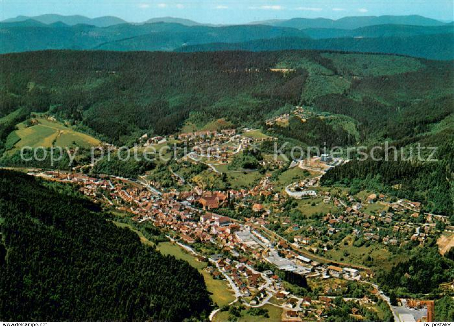 73678570 Alpirsbach Oberes Kinzigtal Schwarzwald Fliegeraufnahme Alpirsbach - Alpirsbach